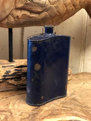 SanDahlia vaas Vintage fles blauw