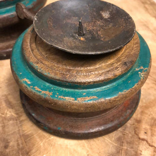 SanDahlia kandelaar Kandelaar vintage klosje groen