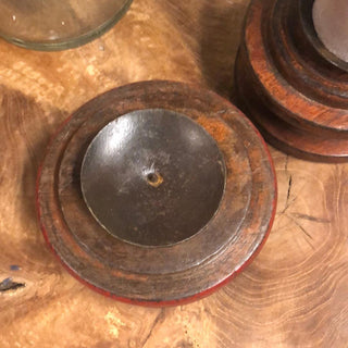 SanDahlia kandelaar Kandelaar vintage klosje Kandelaar vintage klosje rood