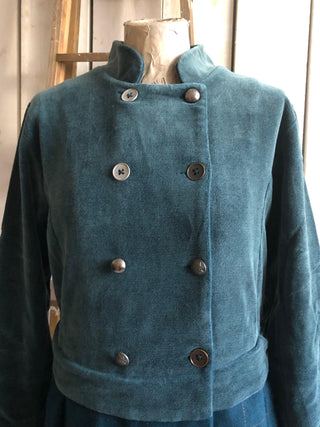 SanDahlia Jacken Ewa i Walla Jas Wool 66360 AW21 Petrol