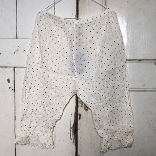 SanDahlia Hosen Ewa i Walla Broek Checks & Dots 11357 SS21 Dot Vintage Black