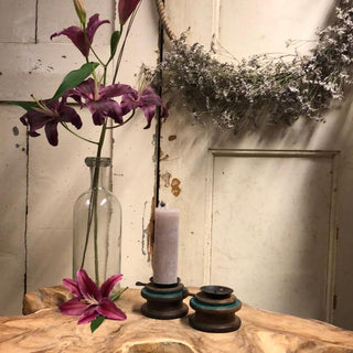 SanDahlia kandelaar Kandelaar vintage klosje groen