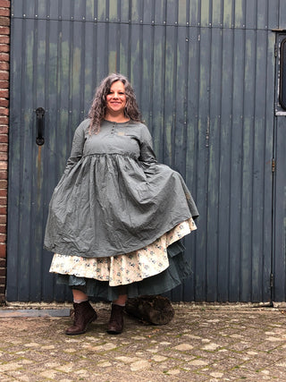 SanDahlia Blusen & Tunika Ewa i Walla Blouse / Tuniek Lova Cotton 44886 AW22 Pine Green