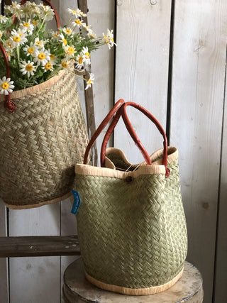 SanDahlia Taschen Korb Natur