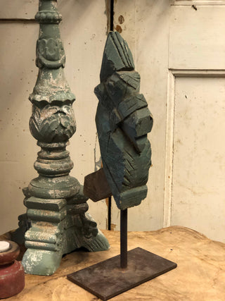 SanDahlia beelden Houten India paard op standaard