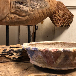 SanDahlia Vasen & Töpfe & Körbe Schale Papier Mache Rosa Schale Papier Mache Rosa