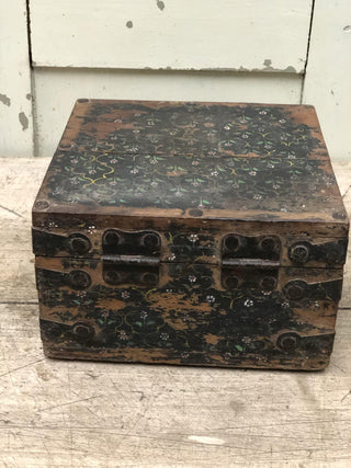 SanDahlia sieradendoos Oude houten sieradendoos