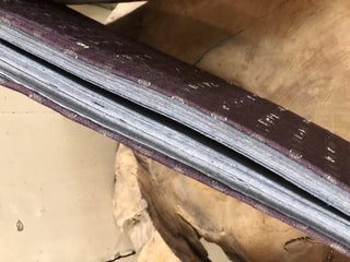 SanDahlia boeken Vintage boek met zijde cover en handgeschept papier