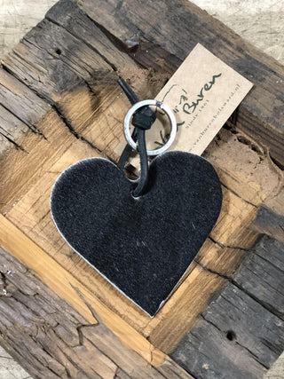 SanDahlia Taschen Sleutelhanger hartje vacht