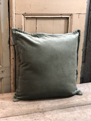 SanDahlia Kussens Kussen velvet groen Kussen velvet groen