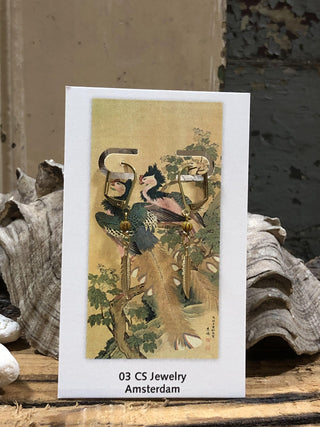 SanDahlia Schmuck Oorring Dragonfly Gold