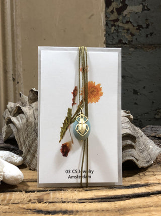 SanDahlia Schmuck Ketting Happy Beetle Cord