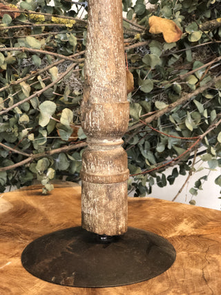SanDahlia kandelaar Kandelaar pilaar hout