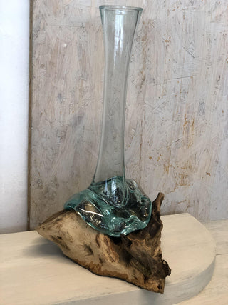 SanDahlia vazen potten & mandjes Vaas op hout