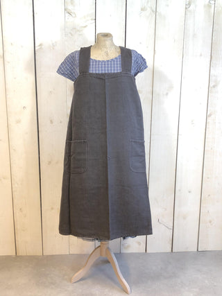 SanDahlia Schürzen One Size Schort linnen grijs