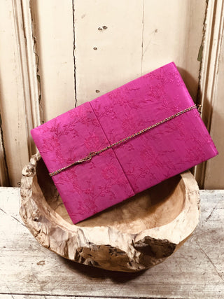 SanDahlia boeken Vintage boek met zijde cover en handgeschept papier