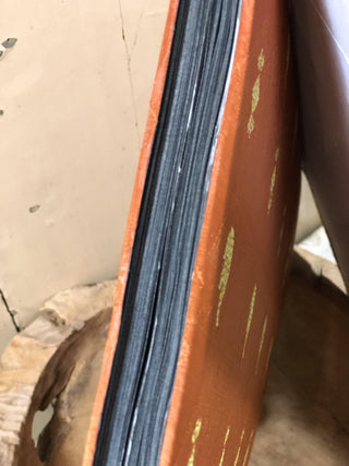 SanDahlia boeken Vintage boek met zijde cover en handgeschept papier