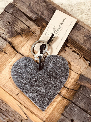 SanDahlia Taschen Sleutelhanger hartje vacht