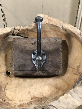 SanDahlia haken haak van oud vintage hout