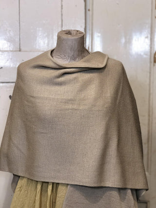 SanDahlia Poncho One Size Poncho Alpaka Beige