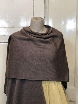 SanDahlia Poncho One Size Poncho Alpaka Taupe