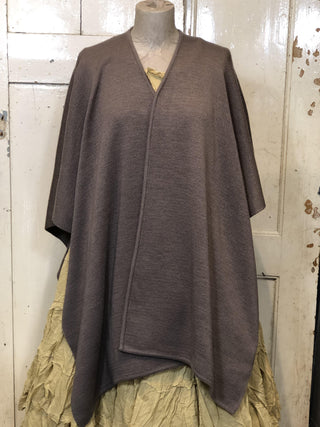 SanDahlia Poncho One Size Poncho Alpaka Taupe