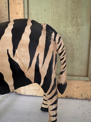SanDahlia beelden Metalen Zebra Metalen Zebra