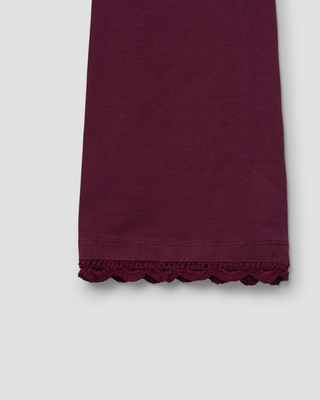 SanDahlia broek Ewa i Walla legging jersey Ellen 11427 AW25 dark plum Ewa i Walla legging jersey Ellen 11427 AW25 dark plum
