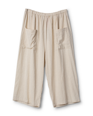 SanDahlia broek Ewa i Walla broek checked linen Henny 11444 SS26 oat Ewa i Walla broek checked linen Henny 11444 SS26 oat