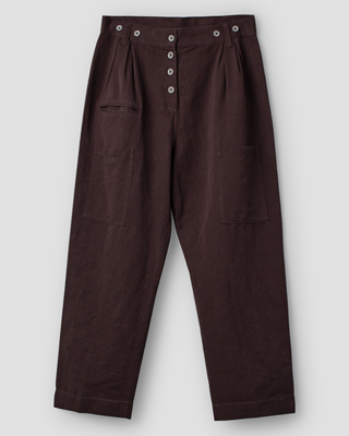 Ewa i Walla trouser twill Abby 11448 AW26 brown