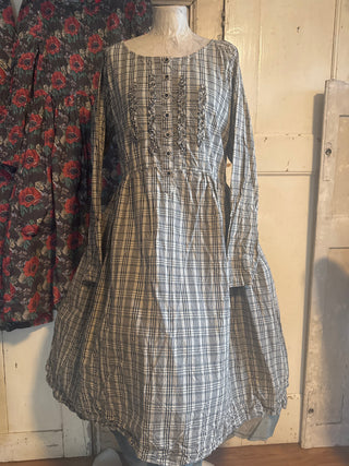 SanDahlia Kleider Ewa i Walla Jurk Checked Cotton 55717  AW21 Original Ewa i Walla Jurk Checked Cotton 55717  AW21 Original