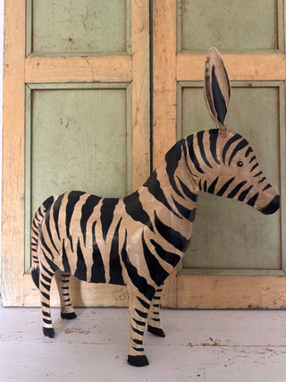SanDahlia beelden Metalen Zebra Metalen Zebra