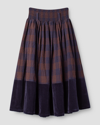 SanDahlia Rok Ewa i Walla rok Nanna cotton-wool 22248 AW24 Checked