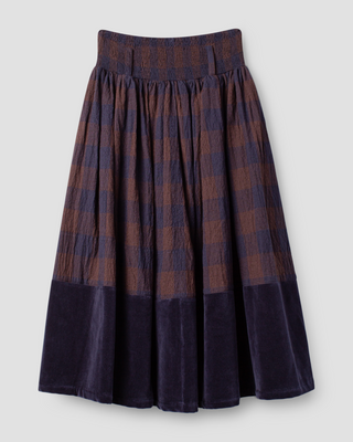 SanDahlia Rok Ewa i Walla rok Nanna cotton-wool 22248 AW24 Checked