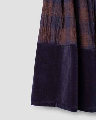 SanDahlia Rok Ewa i Walla rok Nanna cotton-wool 22248 AW24 Checked