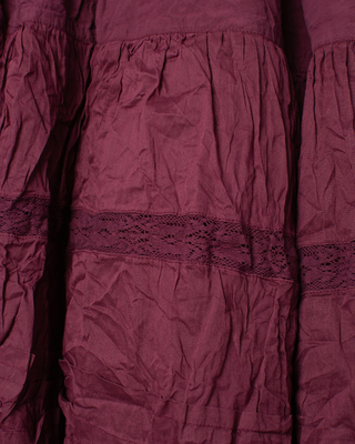 SanDahlia Rok Ewa i Walla rok cotton Haldis 22279 AW25 dark plum Ewa i Walla rok cotton Haldis 22279 AW25 dark plum