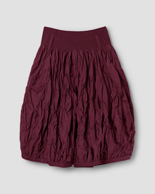 SanDahlia Rok Ewa i Walla rok knot cotton Desire 22284 AW25 dark plum Ewa i Walla rok knot cotton Desire 22284 AW25 dark plum