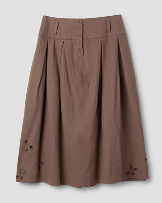 SanDahlia rok Ewa i Walla rok structure wool 22297 AW25 peppercorn Ewa i Walla rok structure wool 22297 AW25 peppercorn