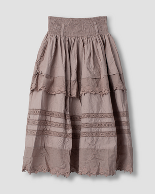 Ewa i Walla rok cotton Fanny 22334 AW26 grey mauve
