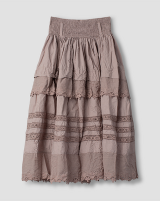 Ewa i Walla rok cotton Fanny 22334 AW26 grey mauve