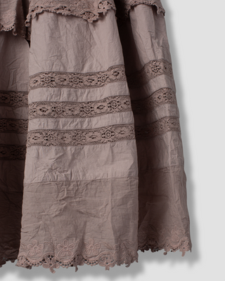 Ewa i Walla rok cotton Fanny 22334 AW26 grey mauve