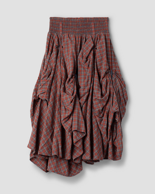 Ewa i Walla rok checked linen Wilma 22342 AW26 original