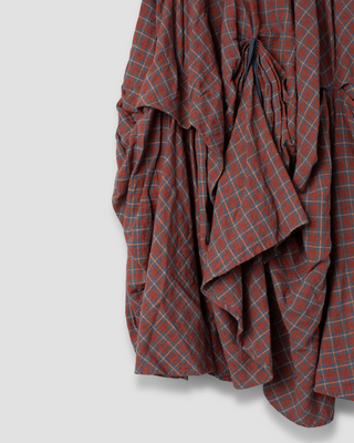Ewa i Walla rok checked linen Wilma 22342 AW26 original