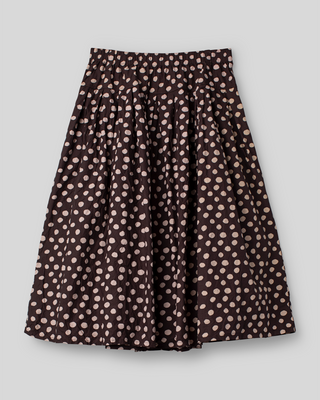 Ewa i Walla rok dot cotton Runa 22343 AW26 brown
