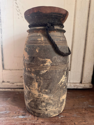 SanDahlia vaas Nepalese vaas hout M nude Nepalese vaas hout M nude