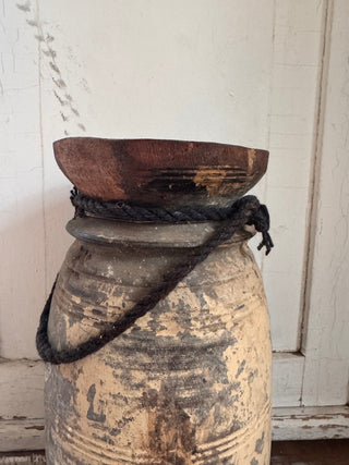 SanDahlia vaas Nepalese vaas hout M nude Nepalese vaas hout M nude