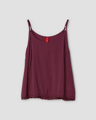 SanDahlia Shirts & Tops Ewa i Walla Top Nora Viscose 33400 AW25 dark plum Ewa i Walla Top Nora Viscose 33400 AW25 dark plum