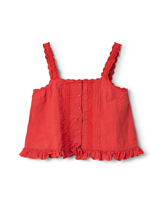 SanDahlia blouse Ewa i Walla top cotton Evalie 33406 SS26 rose Ewa i Walla top cotton Evalie 33406 SS26 rose