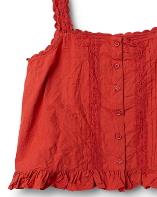 SanDahlia blouse Ewa i Walla top cotton Evalie 33406 SS26 rose Ewa i Walla top cotton Evalie 33406 SS26 rose