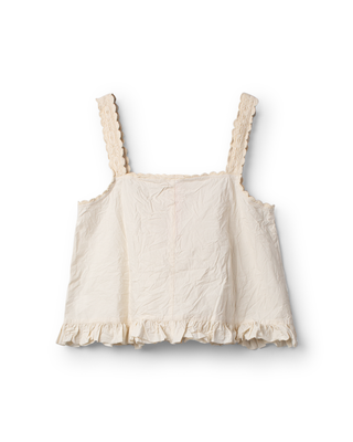 SanDahlia blouse Ewa i Walla top cotton Evalie 33406 SS26 oat Ewa i Walla top cotton Evalie 33406 SS26 oat